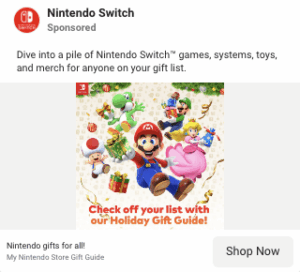 Example of Social Media Ads
